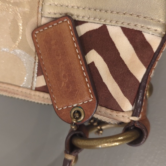 Vintage Coach Patchwork Leather Purse Y2K - Picture 4 of 16